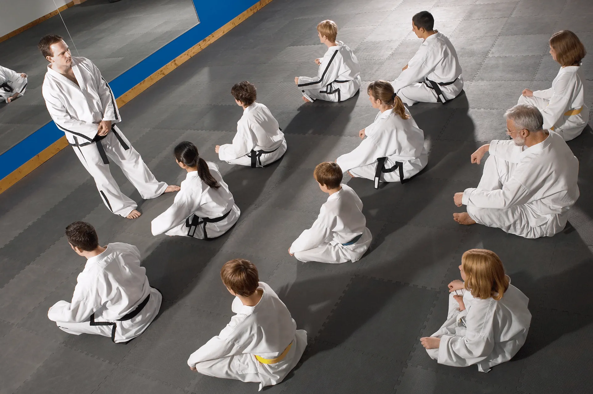 Students training at TKM Muay Thai Kickboxing